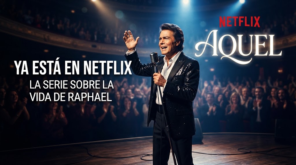 magen promocional editorial de la serie Aquel sobre la vida del cantante Raphael.