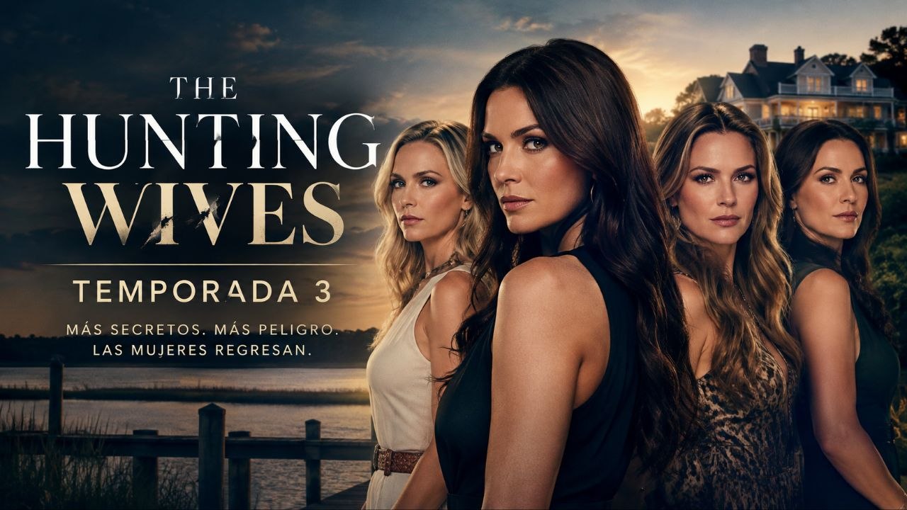 Reparto de The Hunting Wives en una imagen promocional de la serie.